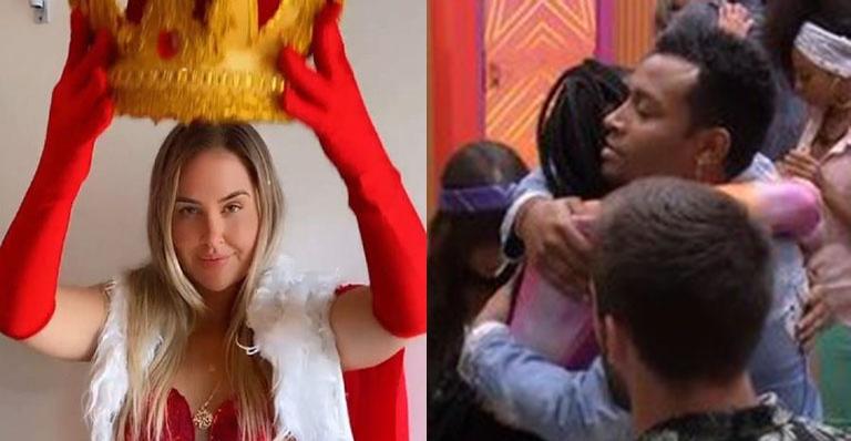 Patrícia Leitte passa a coroa para Nego Di após humorista bater recorde de rejeição no BBB21: “É toda sua”