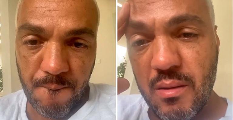 Belo surge abatido e emocionado e se pronuncia pela primeira vez após deixar a prisão: “Grito em silêncio”