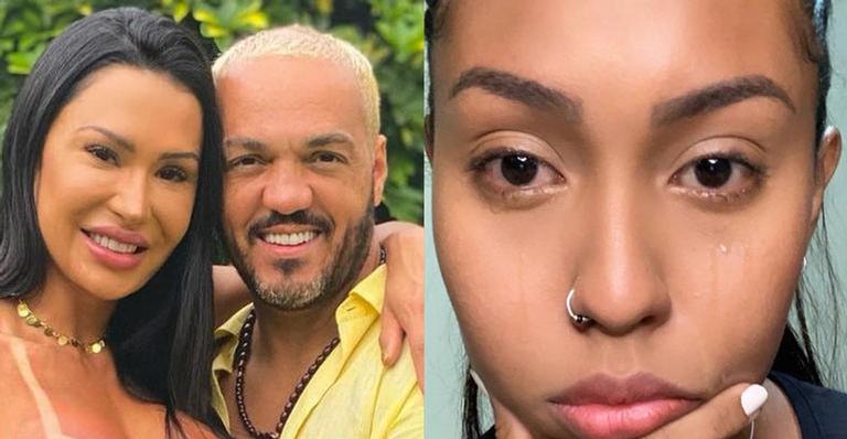 Abalada com prisão, irmã de Gracyanne Barbosa chora e diz que Belo está sendo perseguido: “País podre”