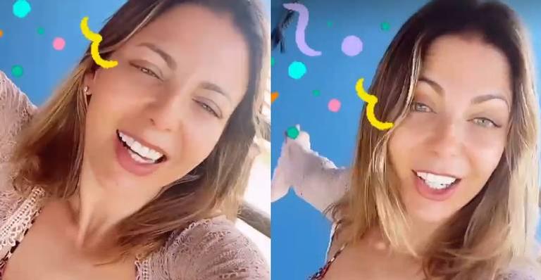 Que corpaço! De férias na Bahia, Sheila Mello posa só de biquíni e barriga negativa rouba a cena