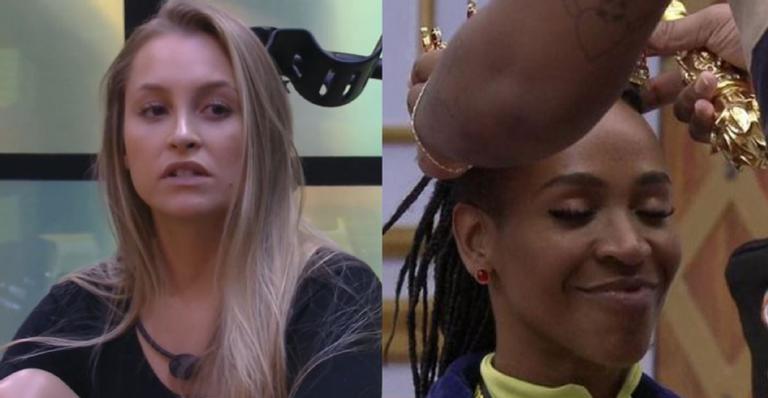 BBB21: Carla Diaz se revolta com Karol Conká e acusa sister de arquitetar confusão: ”Jogou a bomba e saiu”