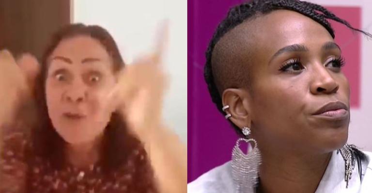 BBB21: Mãe de Gilberto sai da casinha, chama brothers de cobras e ataca Karol Conká: ”Pilantra sebosa”