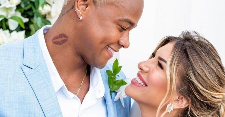 Casados! Léo Santana e Lore Improta oficializam união em cerimônia íntima em Salvador