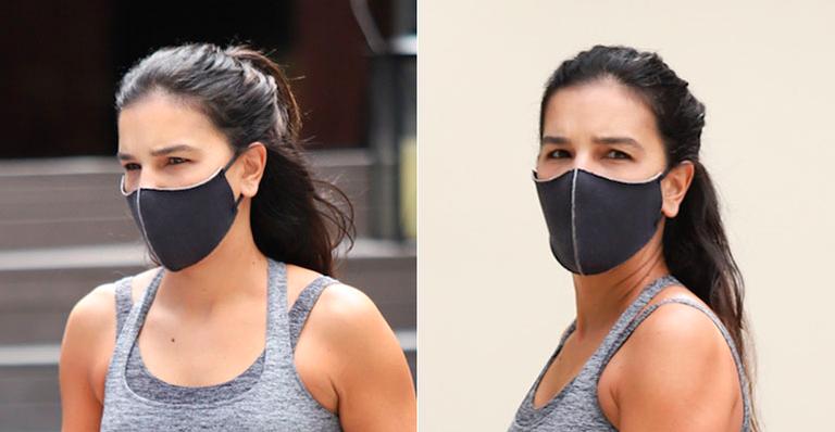 Essa barriga é real? Mariana Rios deixa a academia com look coladinho e abdômen trincado rouba a cena