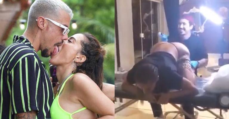 Novo affair de Anitta, Lipe Ribeiro faz elogios para a tatuagem anal da cantora: “Ficou ótima”