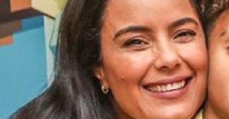 Miniatura do pai! Luciele di Camargo comemora os seis anos de seu caçulinha com Denílson: “Jeitinho travesso”