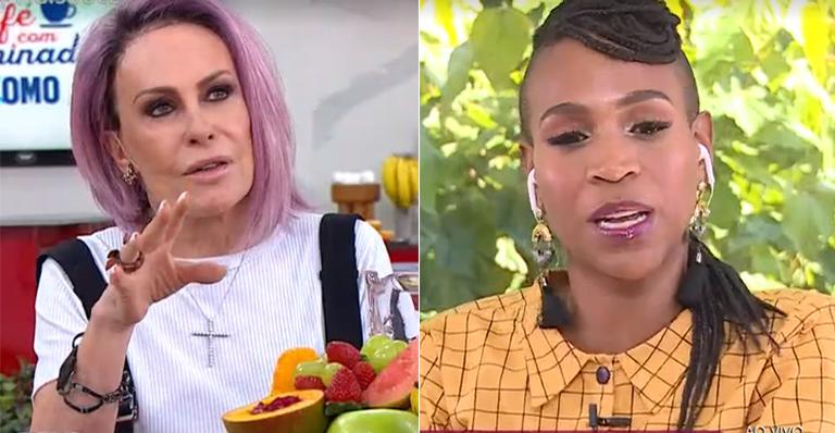 No ‘Mais Você’, Ana Maria Braga faz terapia com Karol Conká e não alivia: “Você é insegura?”