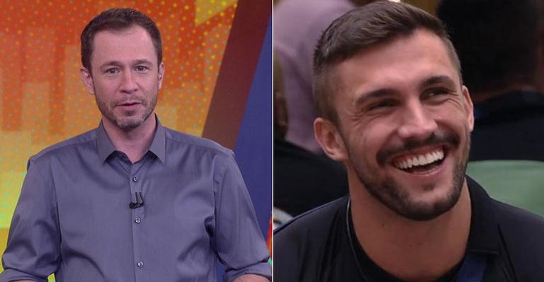 BBB21: Tiago Leifert surpreende participantes e cobra promessa picante de Arthur: “Estava na expectativa”