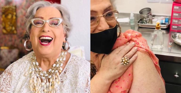 Xô, Covid-19! Mamma Bruschetta recebe primeira dose da vacina e celebra: ”Esperança”