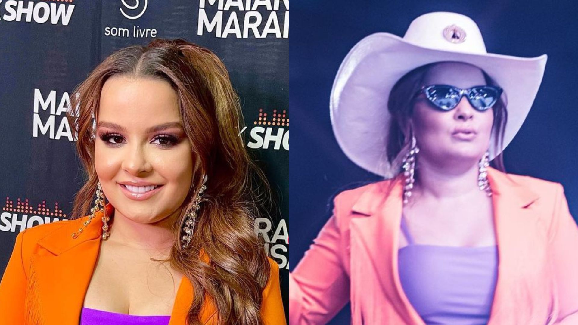 Maiara aposta em look cowboy para show com vestidinho e decote: “Princesa”