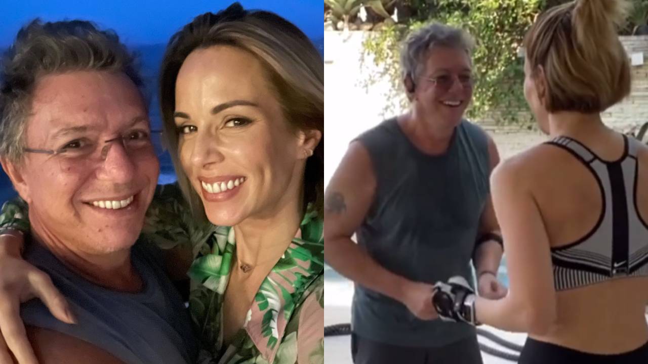 Ana Furtado tem reencontro ‘romântico’ com Boninho após gravações de ‘No Limite’: “Quase 1 mês longe”