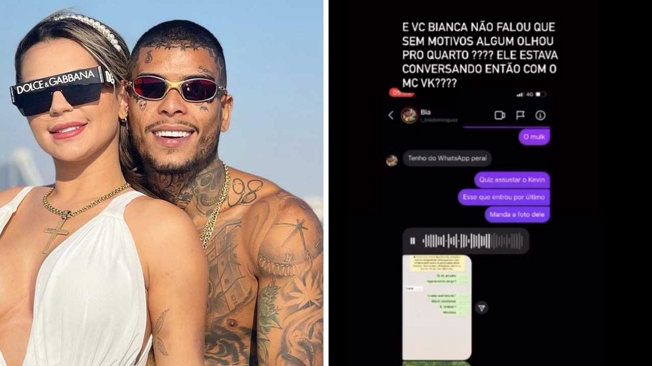 Viúva de MC Kevin expõe áudio de modelo que relata inconsistências em sua versão: “Me puxou no braço”