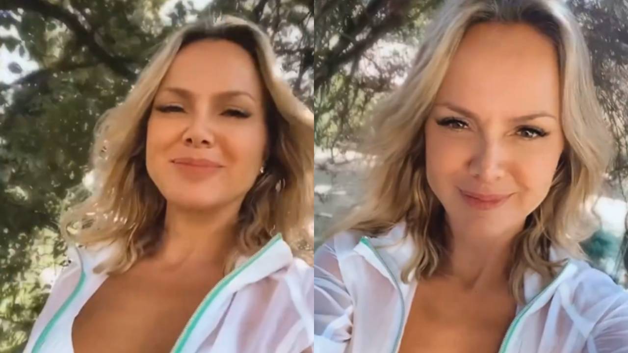 De biquíni, Eliana exibe um corpo espetacular aos 47 anos em foto sem filtros: “Que mulherão”