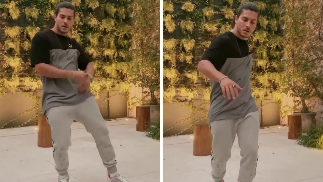 Ensaiando para a Super Dança dos Famosos, Arthur Aguiar mostra todo seu molejo na dança: “É muito talento”
