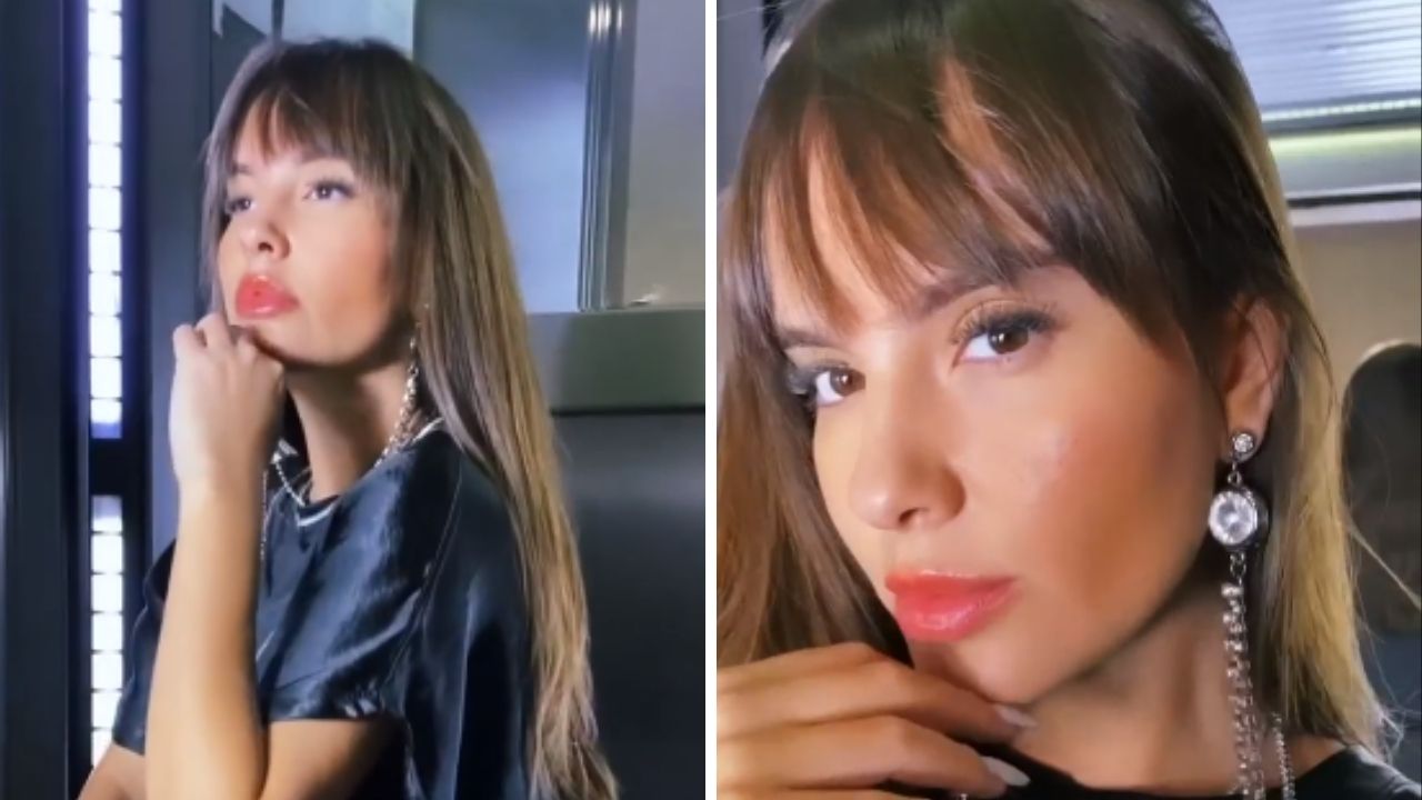 Ex-BBB Thais Braz grava vídeo ousado em elevador e mostra look coberto de joias e grifes: “A mais linda do BBB21”