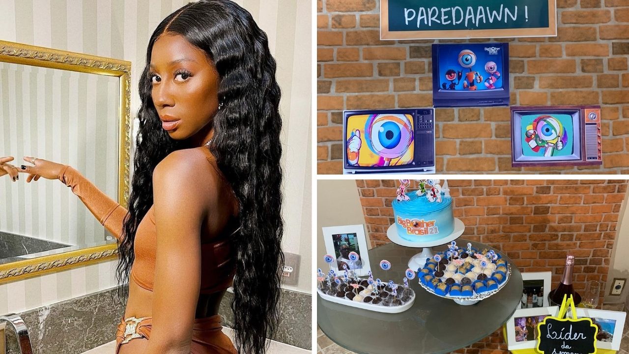 Família da ex-BBB Camilla de Lucas faz festa com temática do programa e ela compartilha nas redes sociais: “Está o luxo”