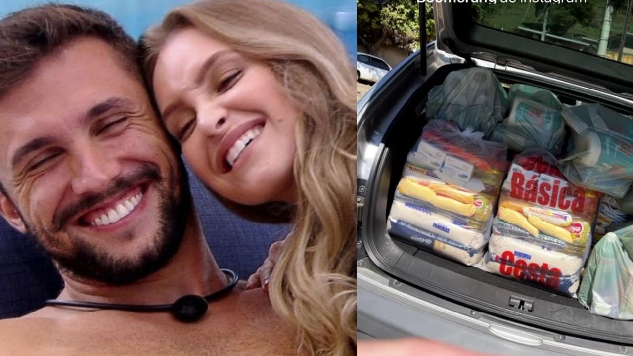 BBB21: Fãs de Arthur Picoli e Carla Diaz se unem em doação de cestas básicas e dão show de solidaridade