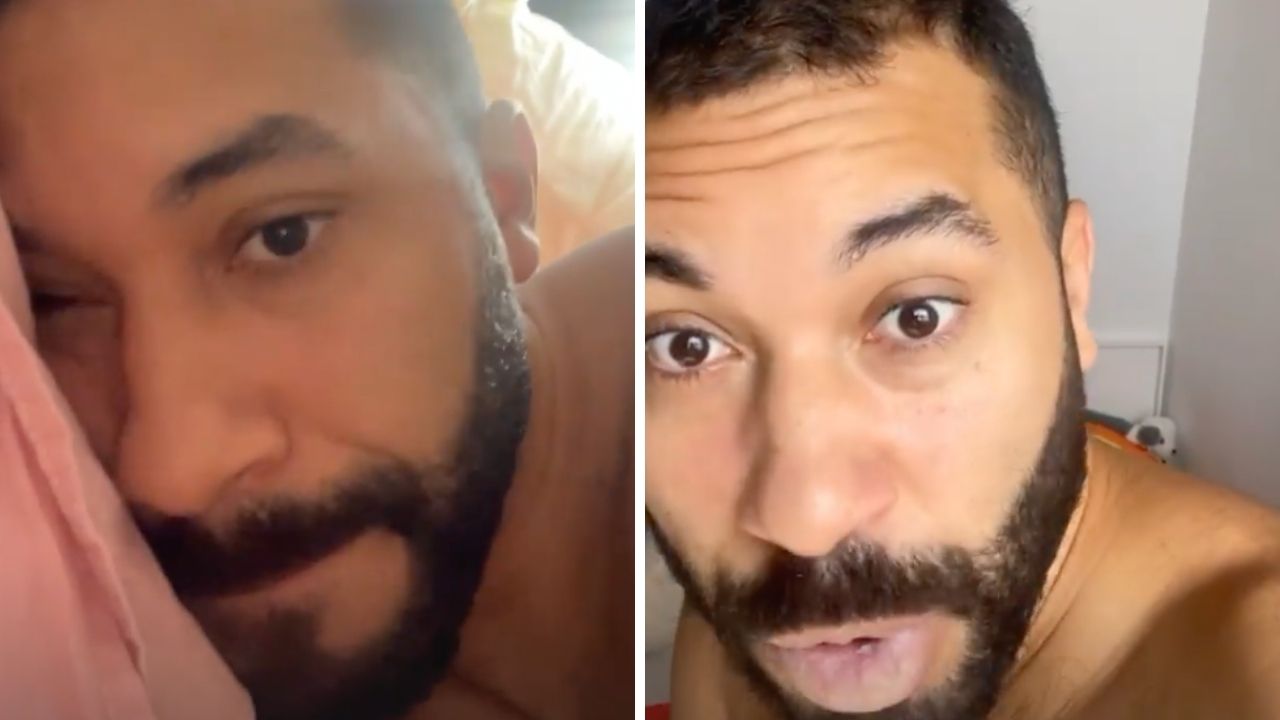 Ex-BBB Gil do Vigor acorda atentado e protagoniza momento ousado nas redes sociais: “Possuído pelo fogo da safadeza”