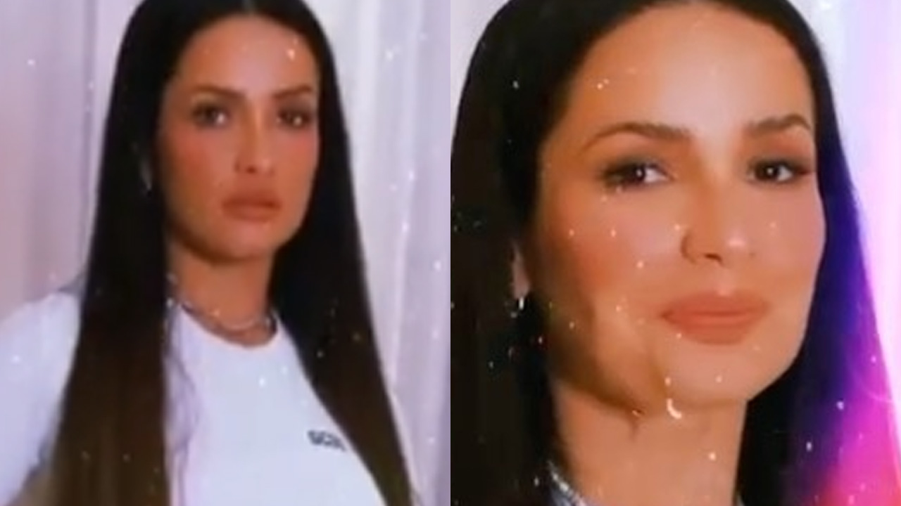 Ex-BBB Juliette causa com microvestido branco na mansão de Anitta e brinca: “Kylie Jenner tá diferente”
