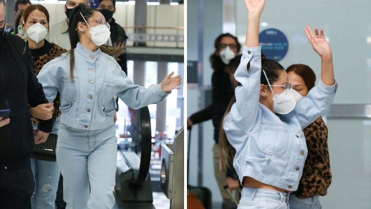 Campeã do BBB21, Juliette desembarca acompanhada, dá show de simpatia e é ovacionada por fãs em aeroporto