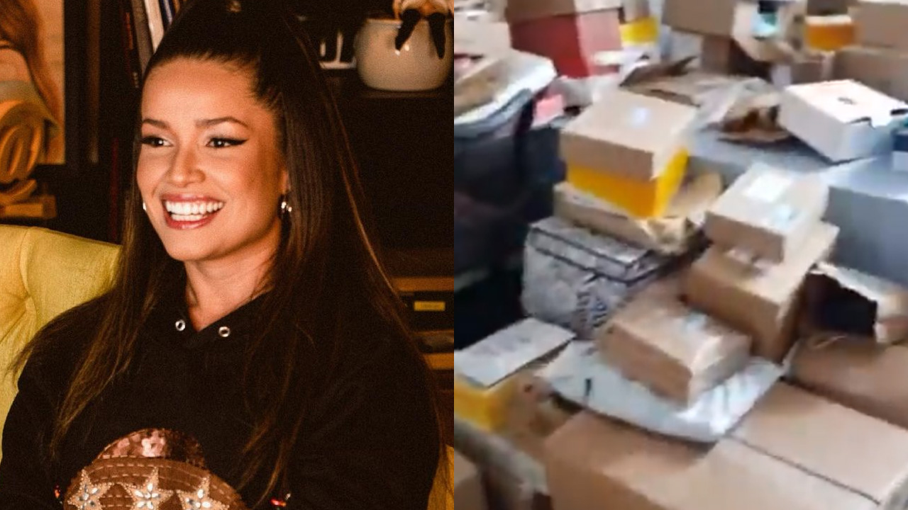 Muito amada! Ex-BBB Juliette mostra quarto forrado de presentes de fãs e se choca: “Haja amor”