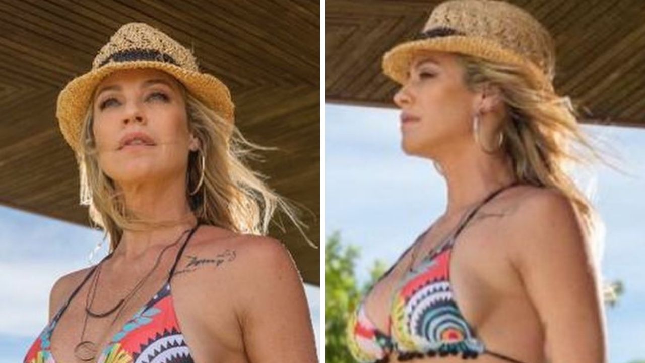 Aos 44 anos, Luana Piovani aposta em biquíni cortininha micro e mostra corpo invejável: “Vem verão”