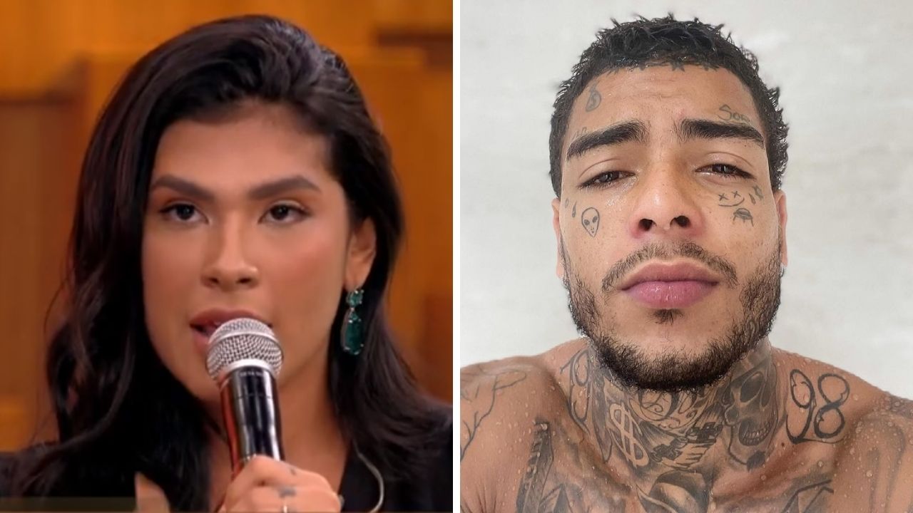 No ‘Encontro’, ex-BBB Pocah desabafa e pede respeito ao luto da família de MC Kevin: “Muita fake news”