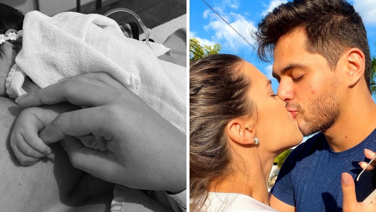 Nasce a primeira filha de Lucas Veloso, herdeira do humorista Shaolin: “Dia mais feliz da minha vida”