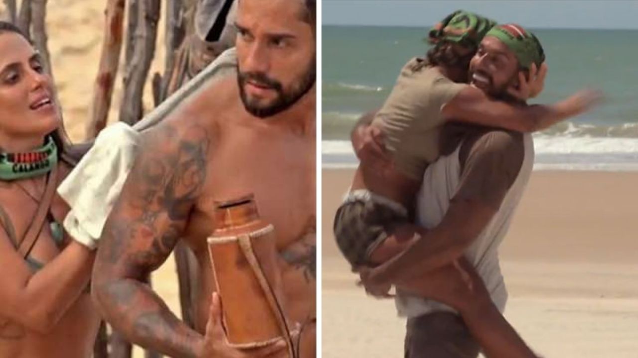 Tá rolando! Eliminados de ‘No Limite’ entregam romance nos bastidores entre Bil Araújo e Carol Peixinho