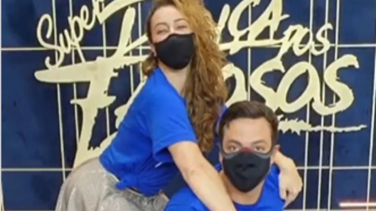 Esbanjando alegria, Paolla Oliveira surge aos risos em ensaio para ‘Dança dos Famosos’ e agita web: “Vai arrasar”