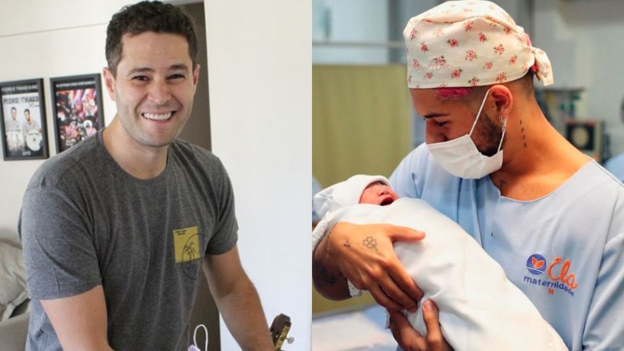 Emocionadíssimo, Pedro Leonardo comemora a chegada da sobrinha, Maria Alice: “O tio já tá babão”