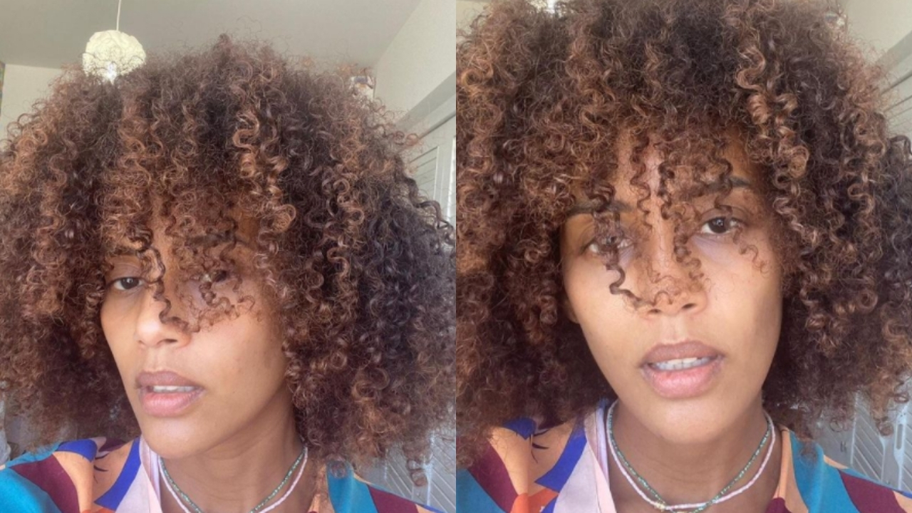 Taís Araújo revira o baú, resgata clique de transição capilar e incentiva seguidores: “Força, vale a pena”