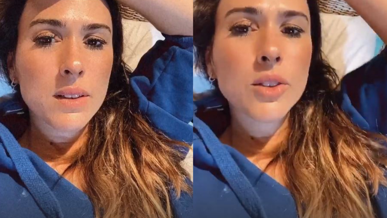 Após semanas longe, Tatá Werneck volta às redes sociais e comenta saudades: “Não consigo nem falar”