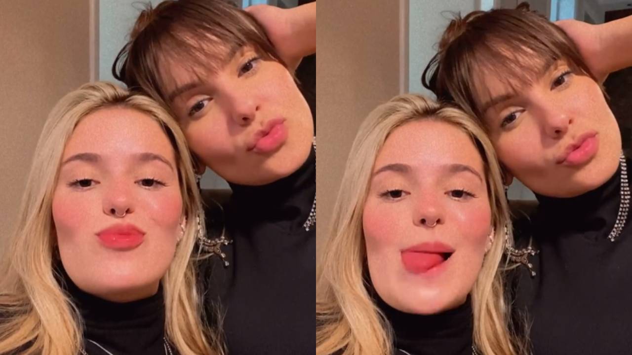Ex-BBBs Viih Tube e Thaís Braz se reencontram após o programa em noite de vinho: “Bêbadas”