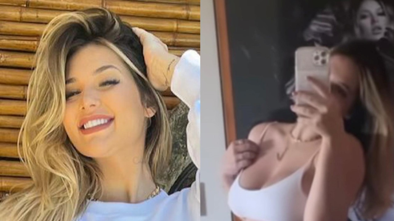 Prestes a dar à luz, Virgínia Fonseca exibe corpo real da gravidez e as curvas chamam atenção: “Falta pouco”