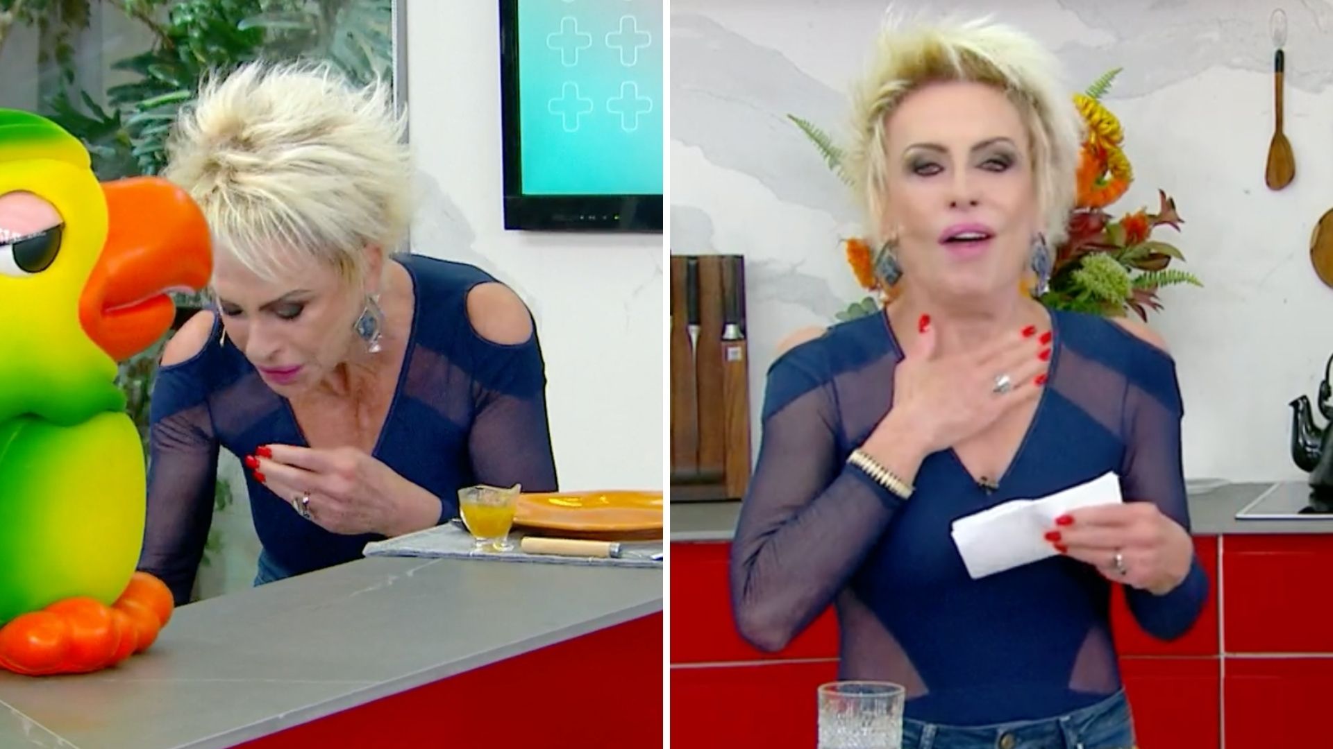 Susto ao vivo: Ana Maria Braga passa mal e pede ajuda para encerrar o ‘Mais Você’