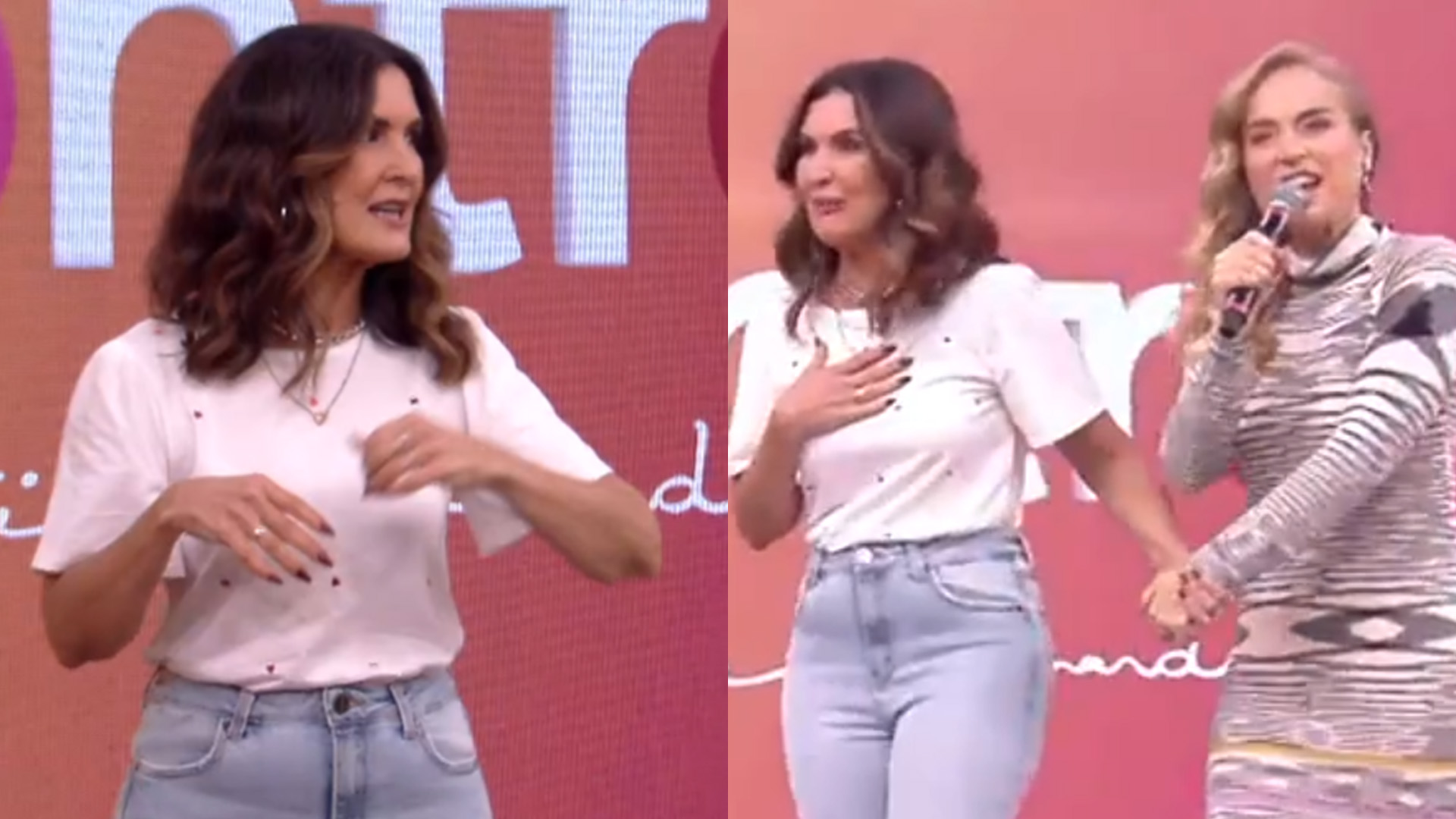 Angélica aparece do nada no ‘Encontro’ e choca Fátima Bernardes: “Vou chorar”