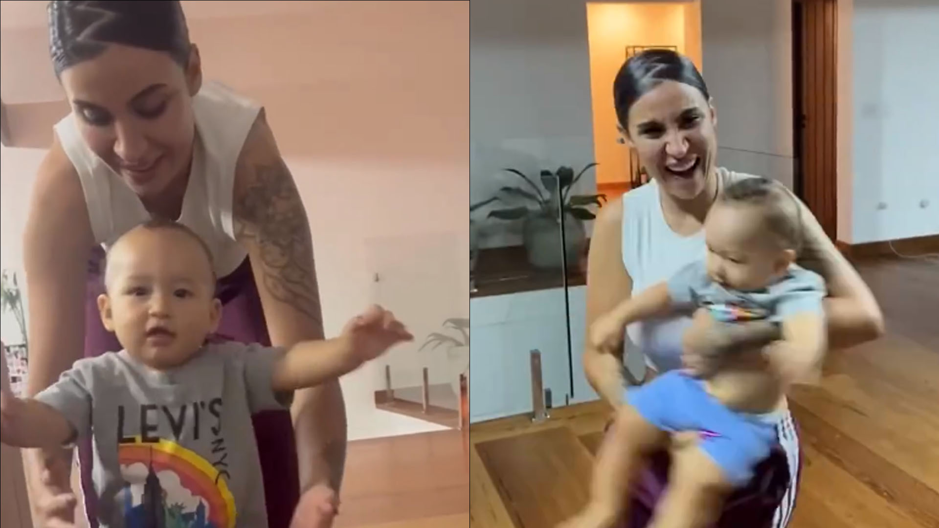 Ex-BBB Bianca Andrade mostra primeiros passos do filho e se emociona: “Felicidade”