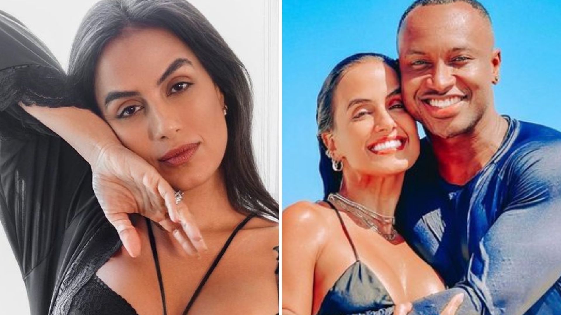 Carol Peixinho ostenta decotão de lingerie e deixa Thiaguinho desnorteado: “Em tudo”