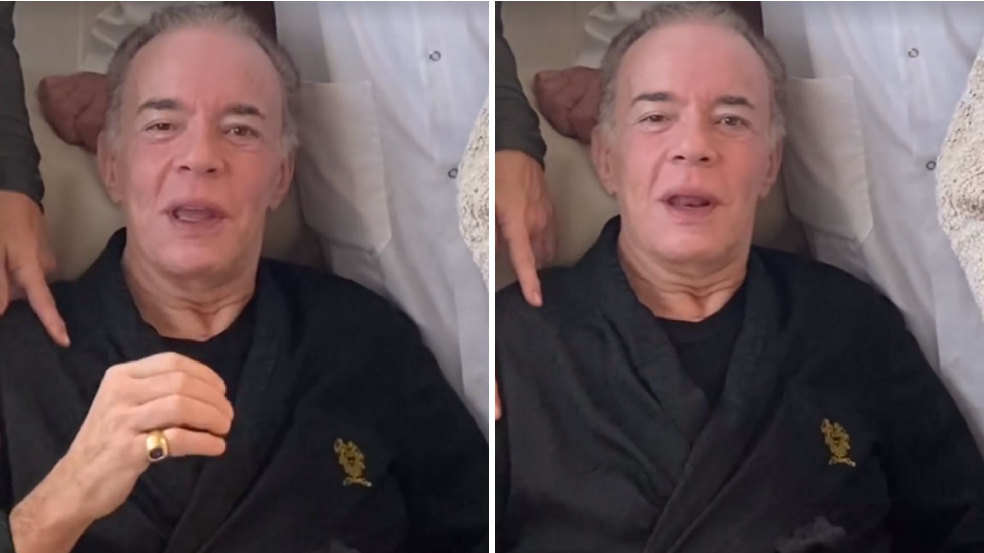 Chiquinho Scarpa reaparece em vídeo após dois meses na UTI: “Queria agradecer”