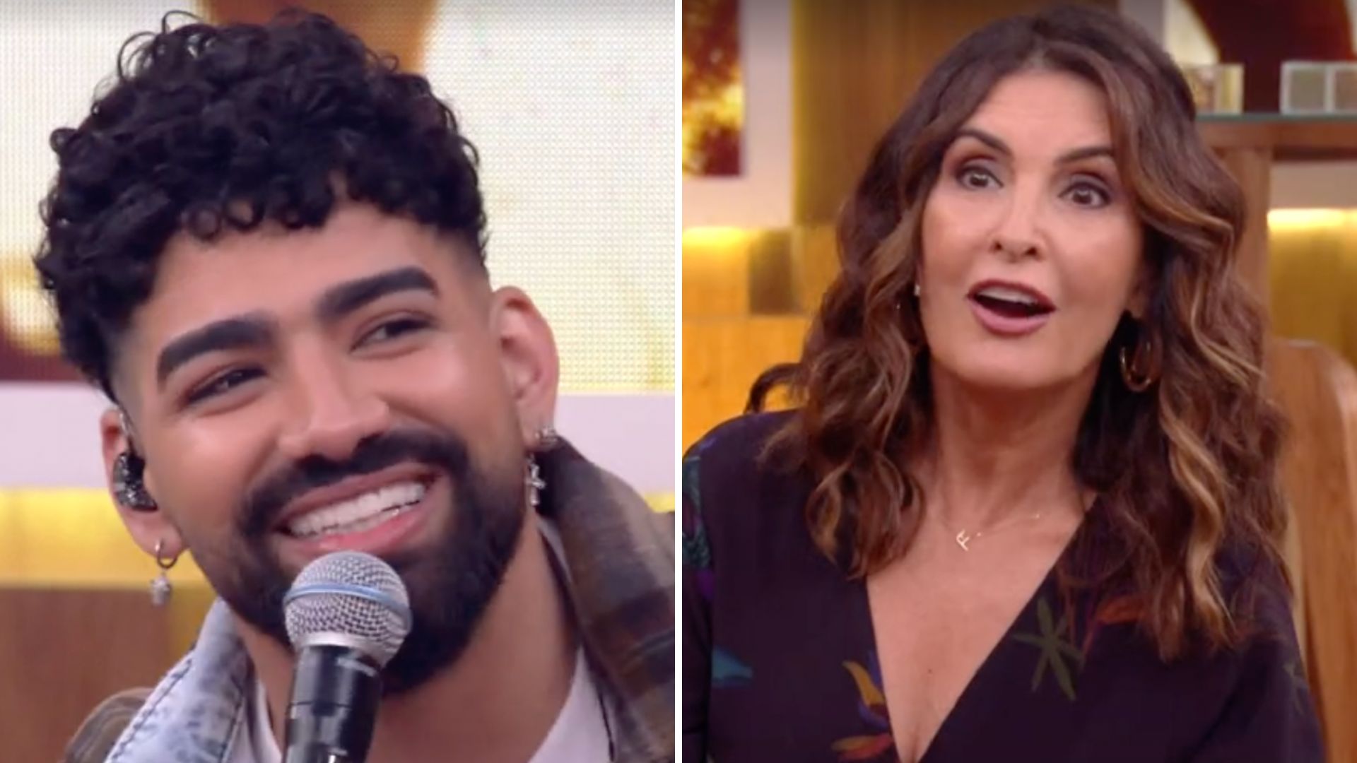 Dilsinho protagoniza situação inusitada, trava no ‘Encontro’ e paga mico: “O que foi?”