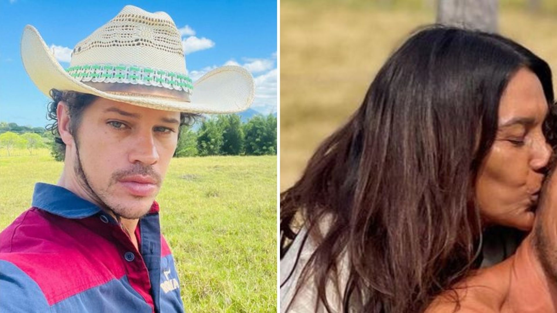 Dira Paes surge agarradinha com José Loreto e baba pelo ator: “Lindo da minha vida”