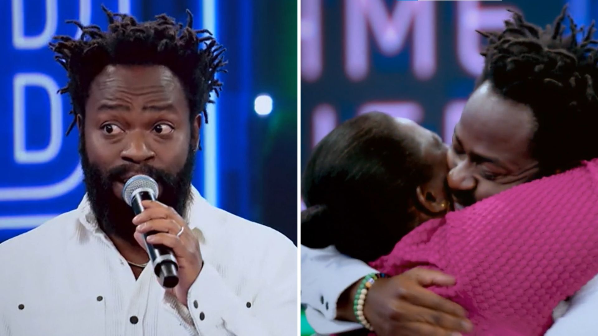 ‘Domingão com Huck’ promove reencontro de Douglas Silva com mãe: “Guerreira”