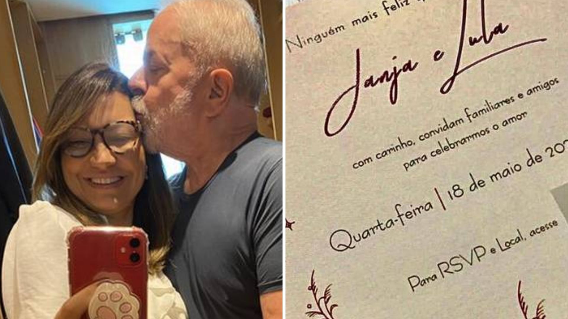 Casamento Lula e Janja: famosos recebem convite com música romântica dos Tribalistas