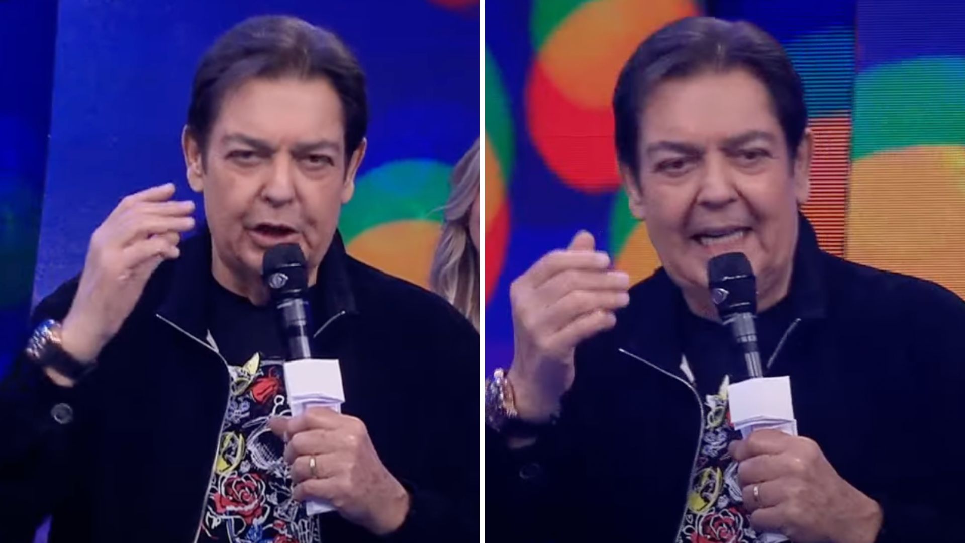 Faustão dá um esculacho em sua equipe após erro crasso ao vivo: “Quem foi o gênio?”