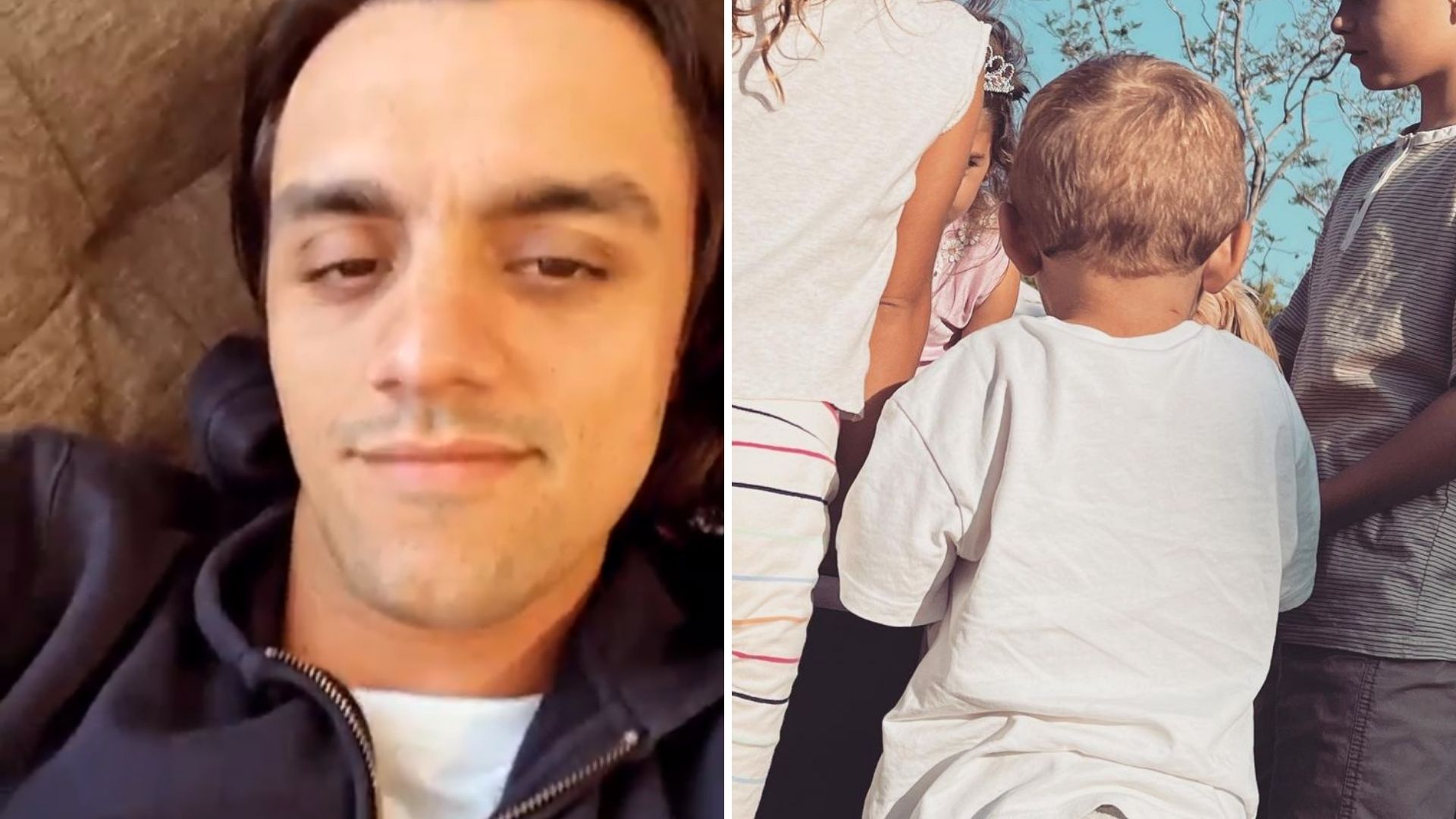 Com apenas 2 aninhos, filho de Felipe Simas é atacado por cachorro: “Foi mordido”