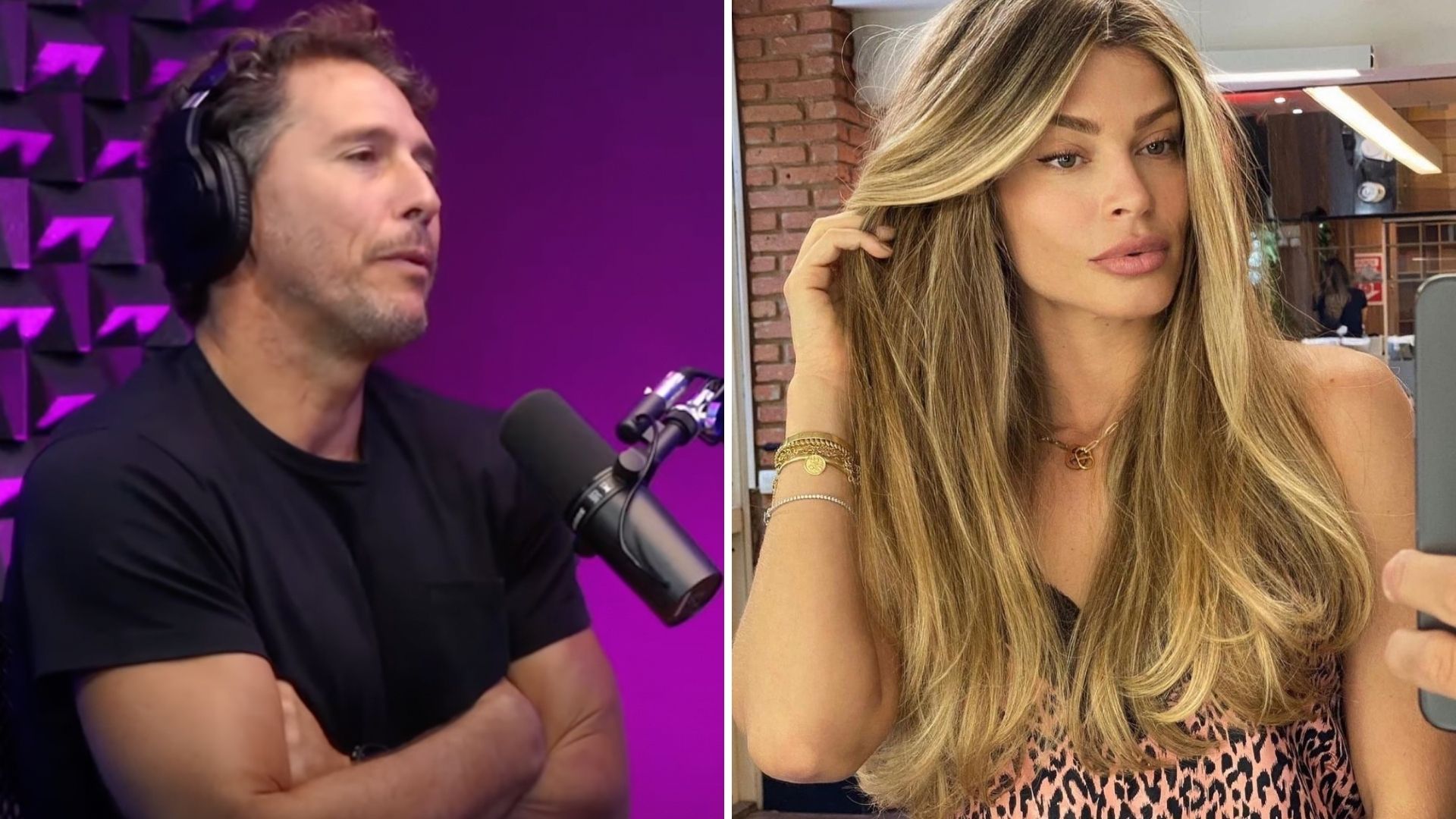 Flávio Canto fica constrangido, mas confirma romance com Grazi Massafera: “Nota 10”