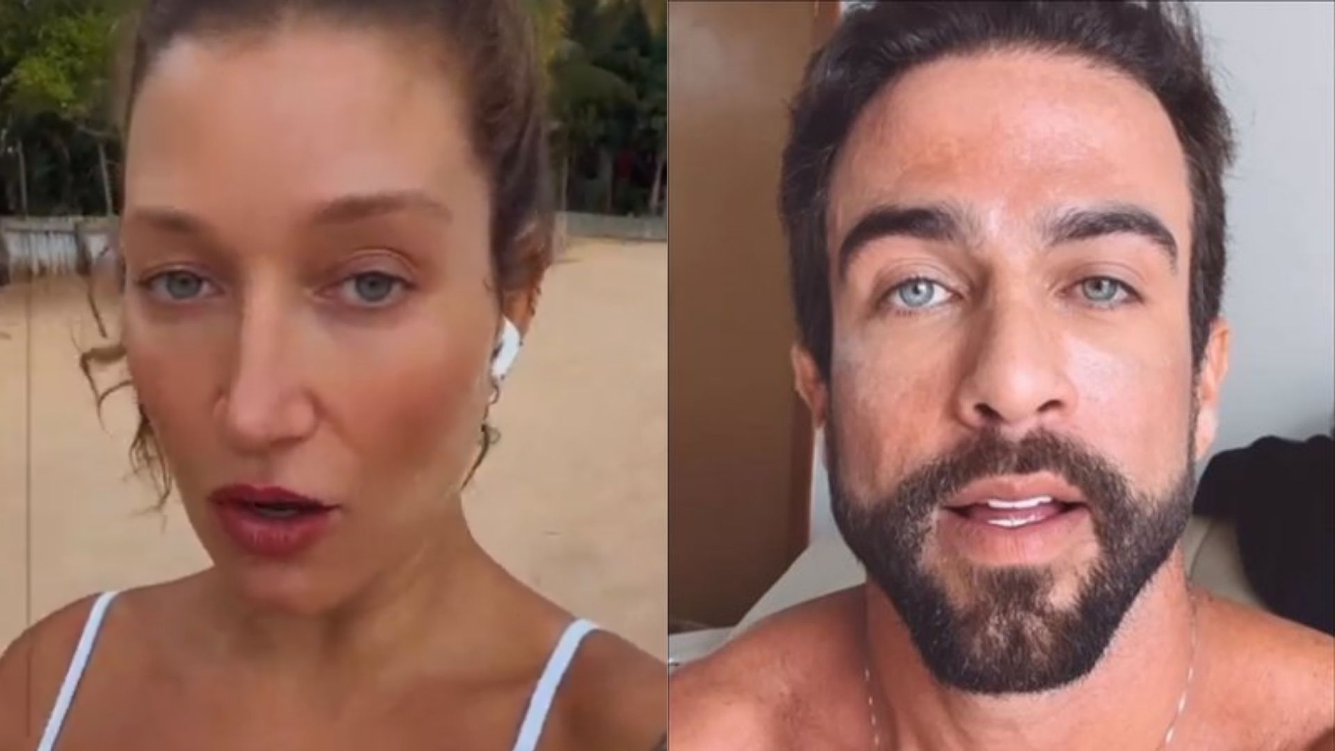 Grávida, Gabriela Pugliesi cutuca o ex, Erasmo Viana: “Com o homem certo”
