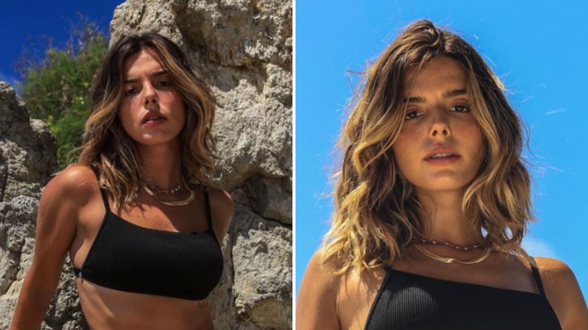 De biquíni, Giovanna Lancellotti exibe pelinhos descoloridos e costelas marcadas