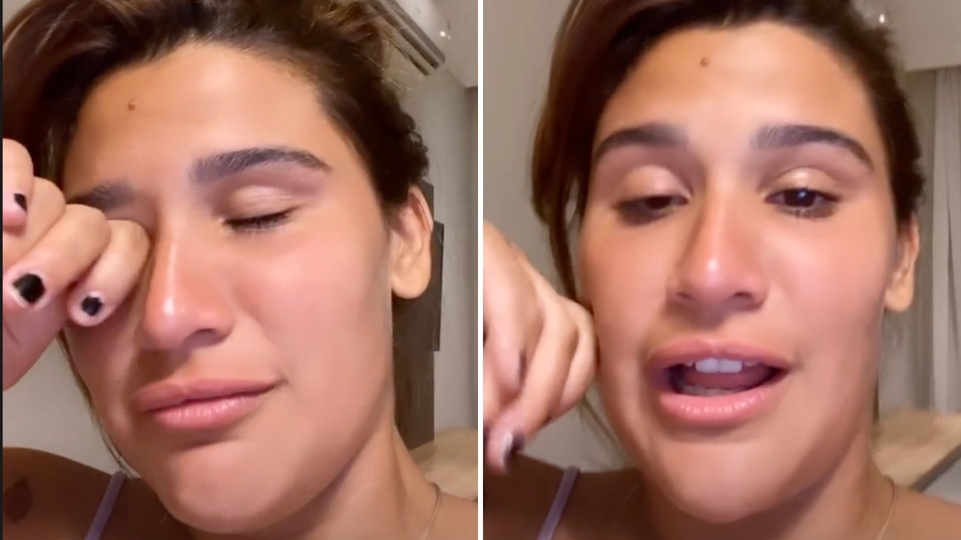Filha de Flávia Alessandra surge aos prantos e preocupa fãs: “Está me consumindo”
